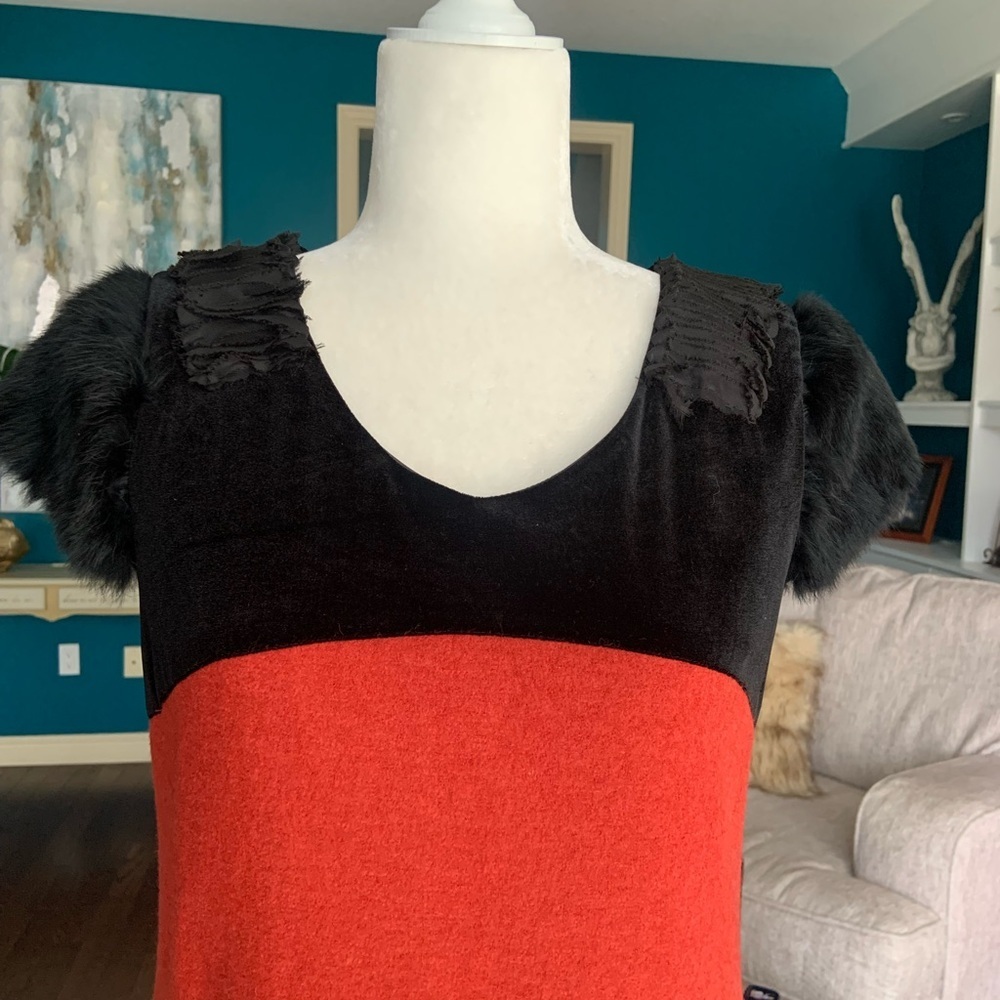 OECE Colorblock Parisian Mini Dress – Size Small - Picture 4 of 10